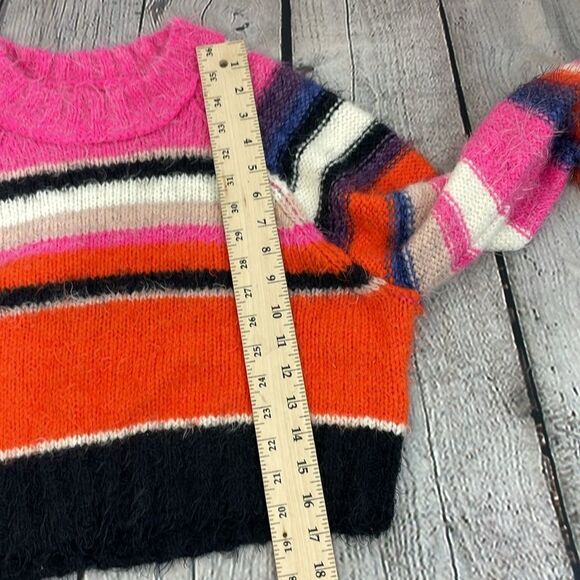 Free People Snowbird Sweater Multicolored Stripes size XS - Picture 15 of 16